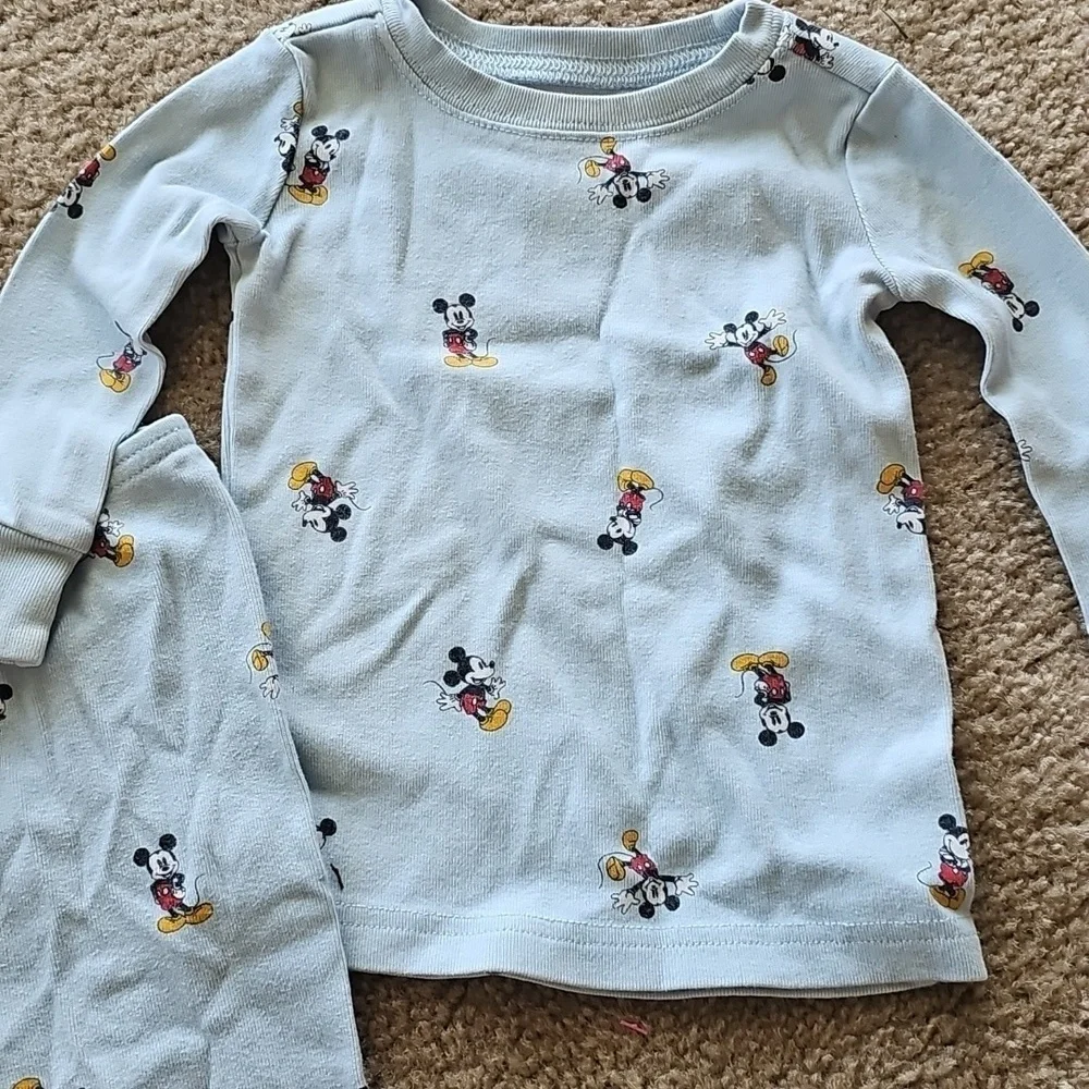 Janie and Jack Disney Mickey Mouse Pajama Set 12 18 Months